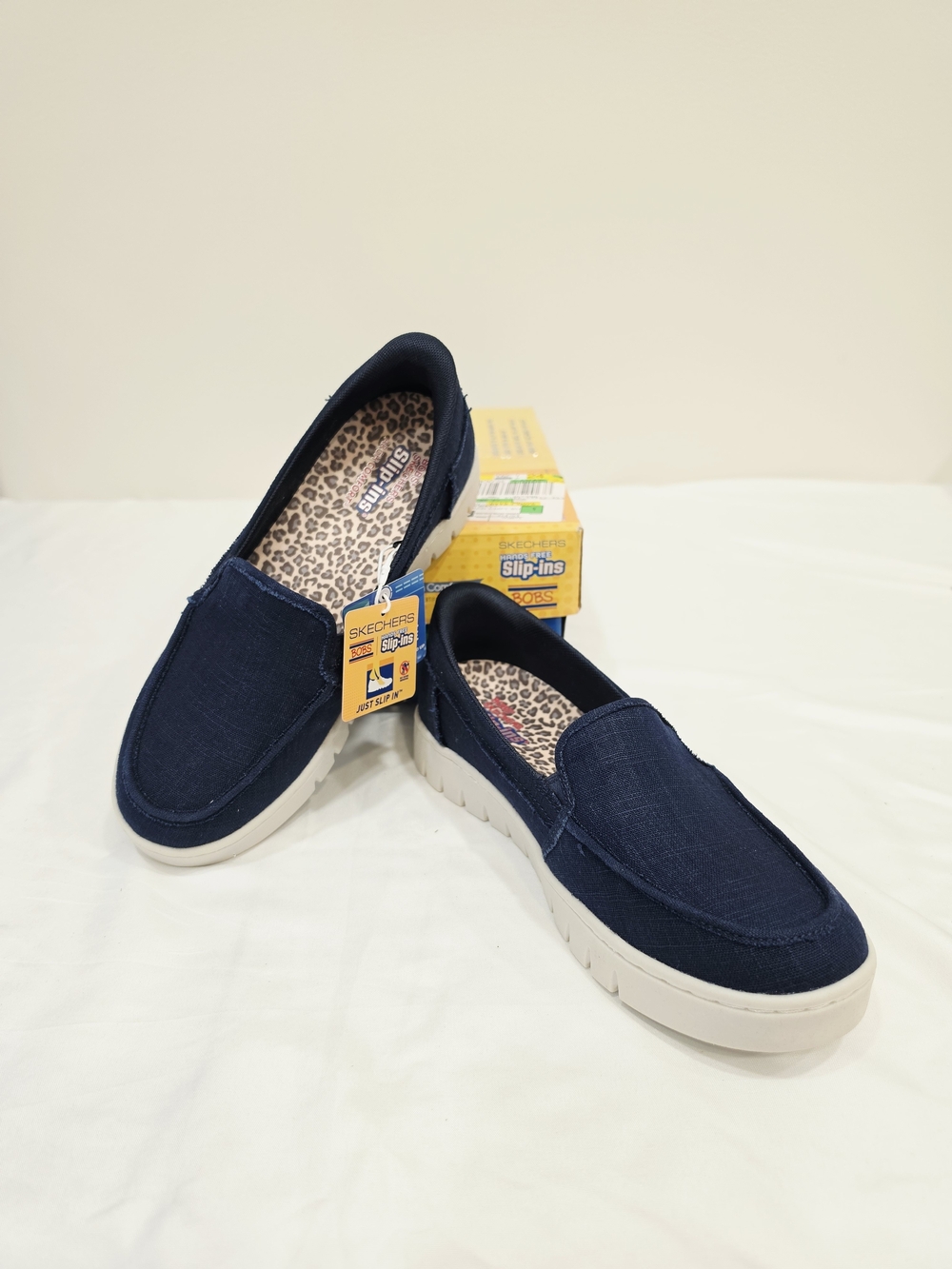 Skechers Arch Comfort Sunfest Too Swift Navy Slip-On Sneakers